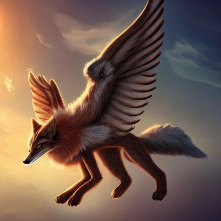 Симуран крылатый волк