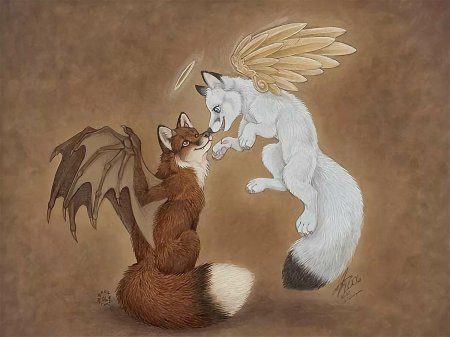 Лис с крыльями