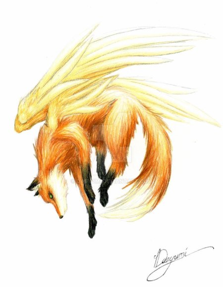 Симуран крылатый волк огненный