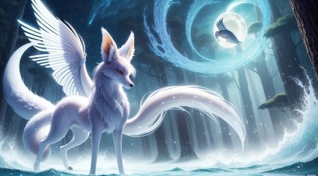 Симуран крылатый волк