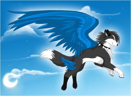 Симураны крылатые волки