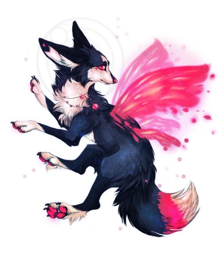 Фамильяр волк кицунэ