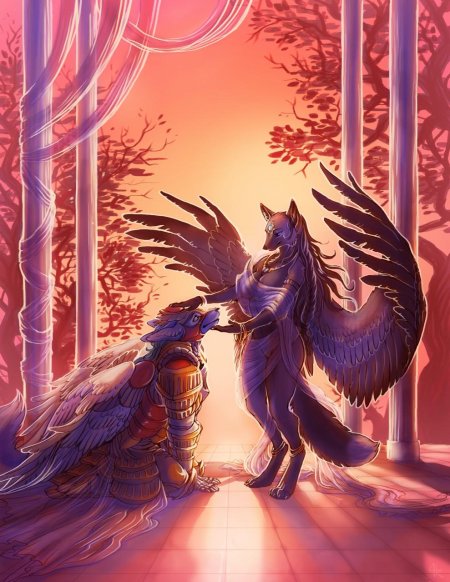 Ангел дракон фурри