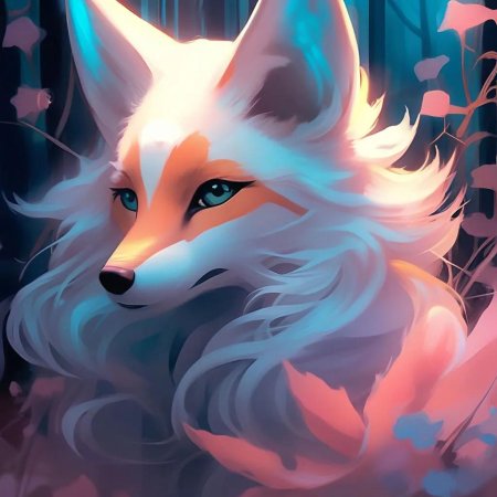 Лиса красивая