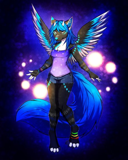 Фурри девушка