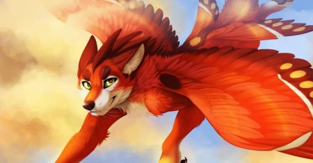 Симуран крылатый волк