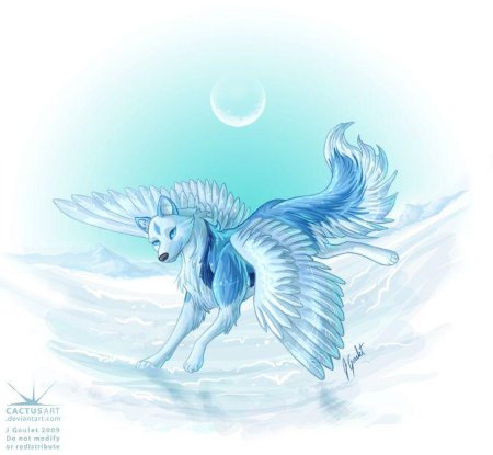 Симуран крылатый волк