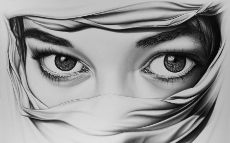 Женские глаза рисунок