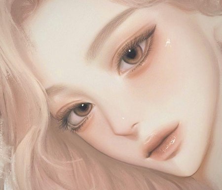 Аниме девушка лицо