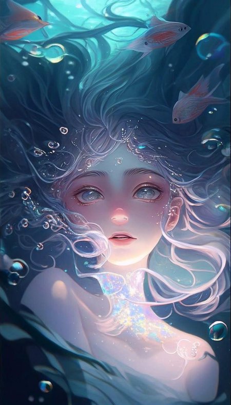 Рисунки русалка