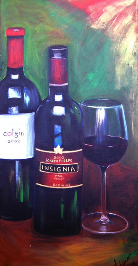 Бутылка натюрморт