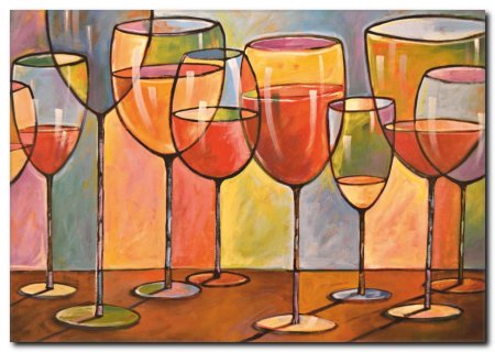 Картины вином
