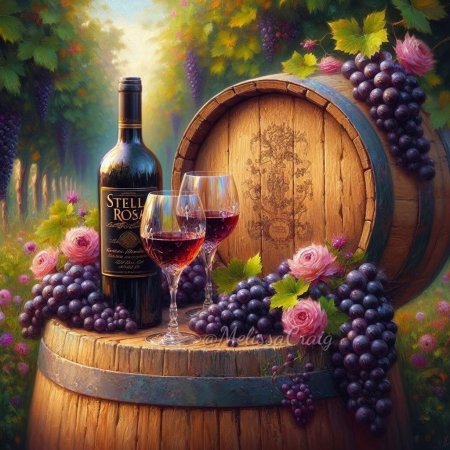 Картина виноград