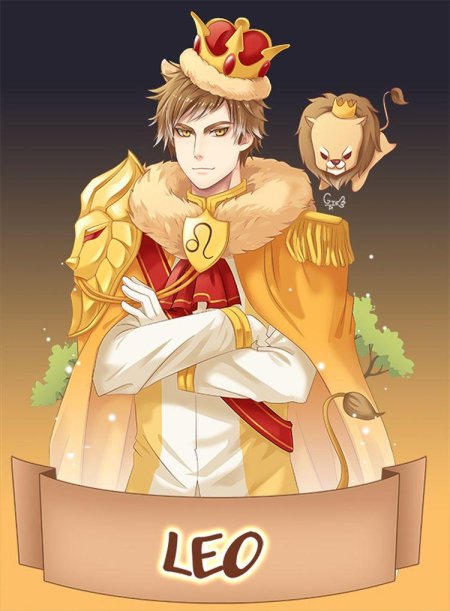 Хуманизация знаков зодиака аниме лев