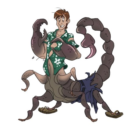 Мультяшный скорпион