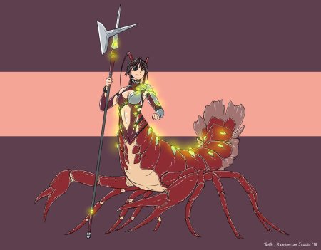 Monster musume скорпион