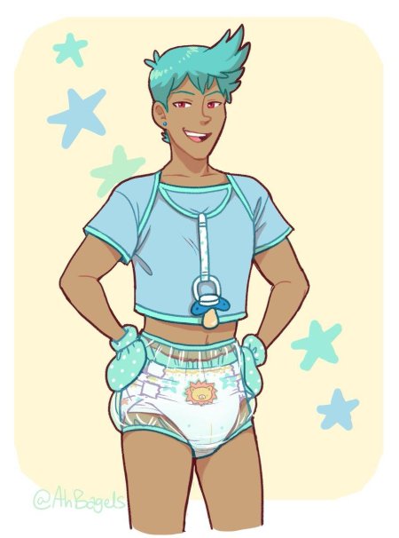 Девушки в памперсах аниме