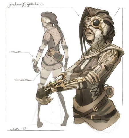 Стимпанк киборг