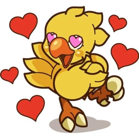 Chocobo наклейка