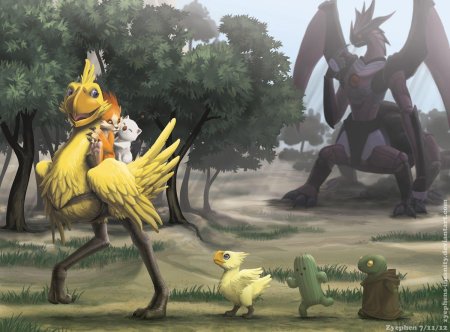 Чокобо final fantasy