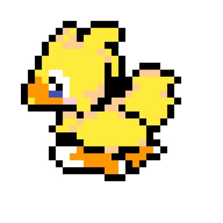 Утка пиксельная