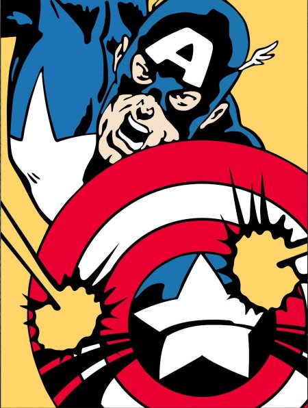 Обложка комикса капитан америка