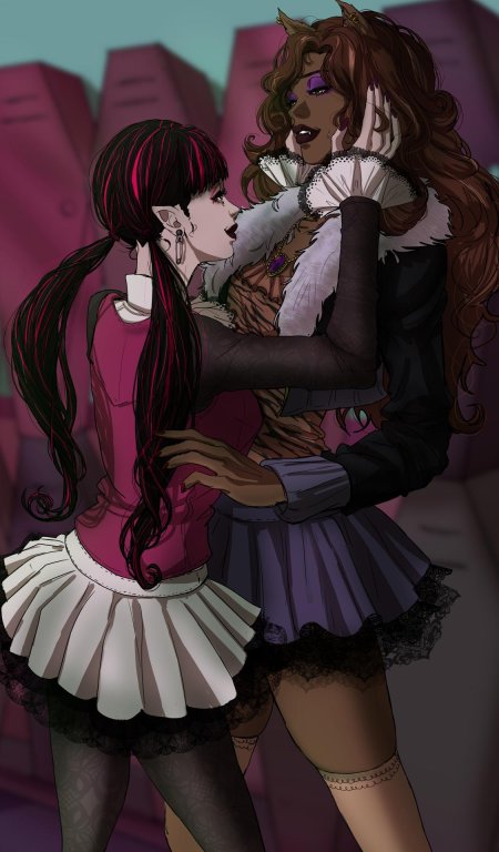 Монстер хай дракулаура и клодин