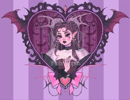 Draculaura vampire heart