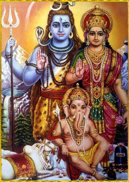 Шива парвати и ганеша