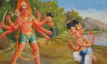 Шива отрубил брахме голову