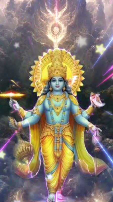 Индийский бог вишну