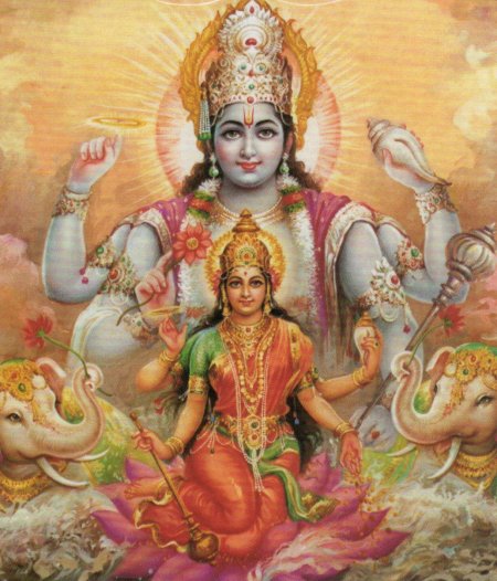 Вишну и лакшми