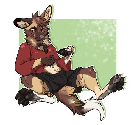 Фурри гиена шензи