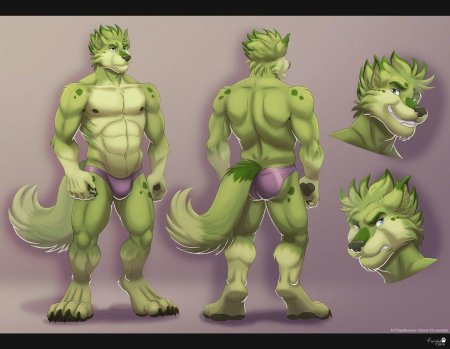 Фурри качок