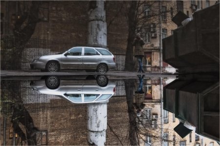 Автомобиль отражение