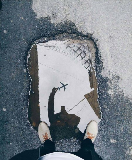 Отражение в луже