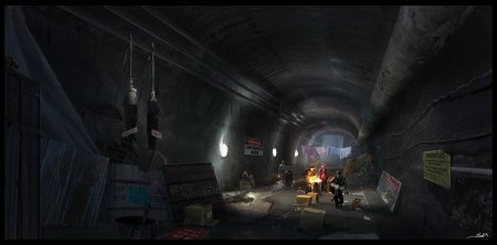 Зомби апокалипсис убежище в метро