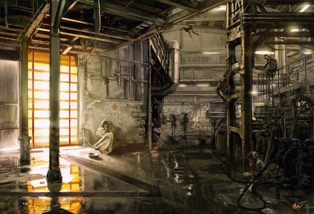 Sci fi литейный завод