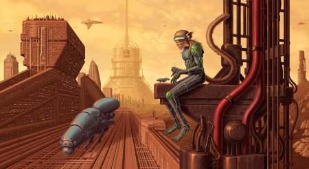 Биопанк арт город