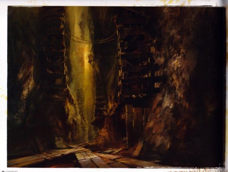 Гномьи шахты фэнтези арт