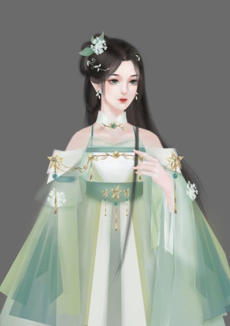 Китайское ханьфу принцессы арт