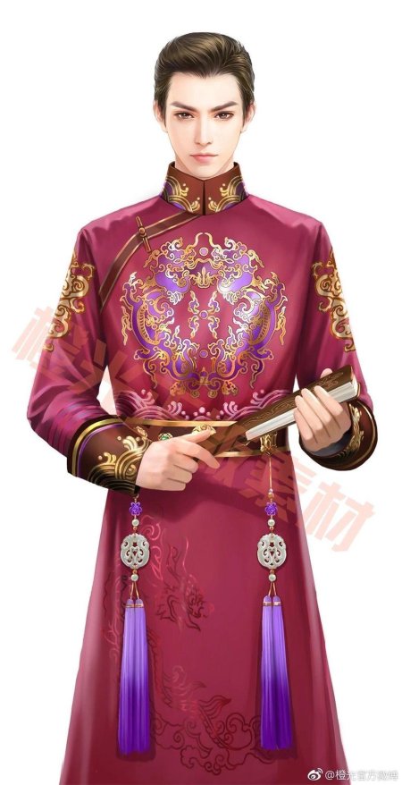 Мужской китайский наряд арт