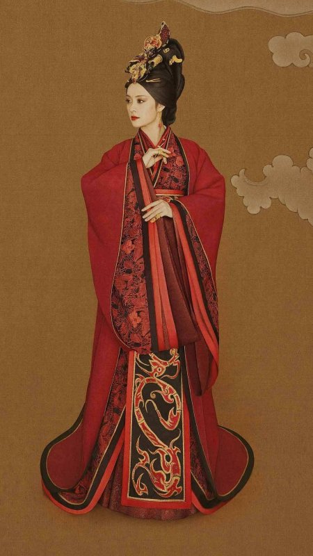 Китайское ханьфу императрицы