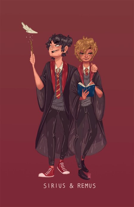 Мультяшный гарри рон и гермиона