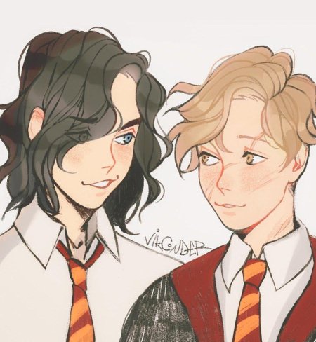 Гарри поттер рон уизли и гермиона грейнджер арт