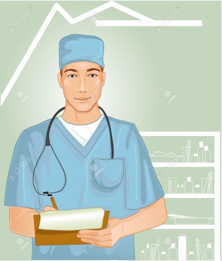 Рисунок хирург