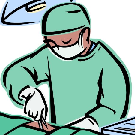 Рисунок оперирующий хирург