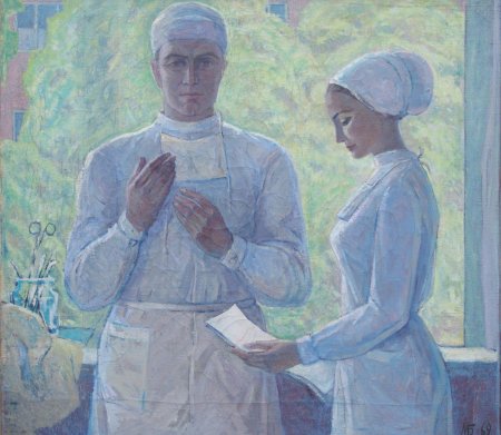 Нестеров портрет хирурга юдина