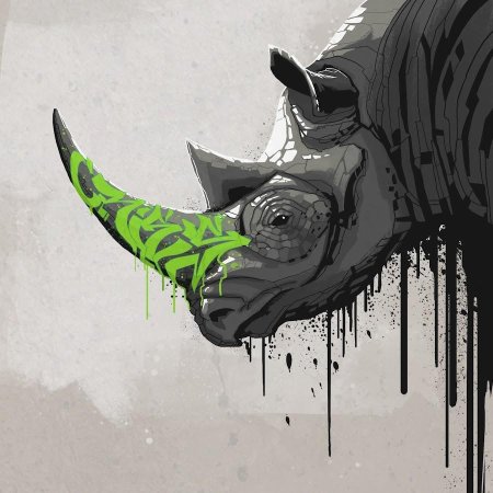 Морда носорога