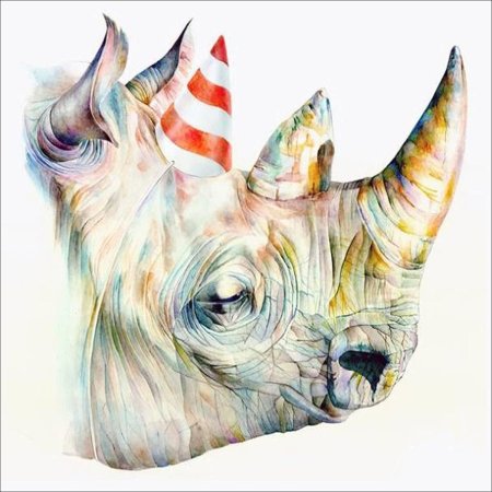 Акварель животные